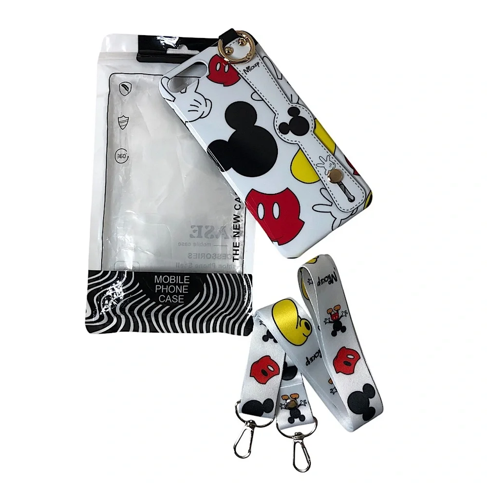 Unbranded Disney Collection Mickey Lanyard Holder Phone Case iPhone 7Plus /8Plus